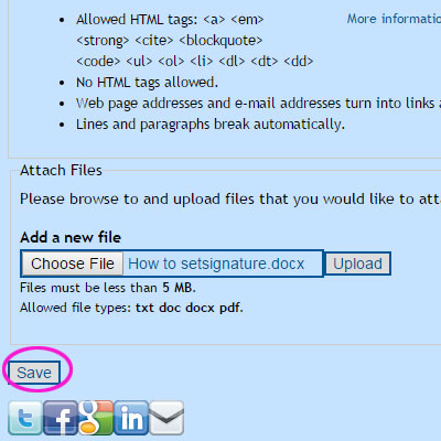 Click save